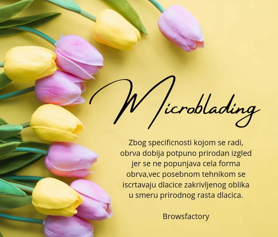 Microblading za guste obrve u Beogradu